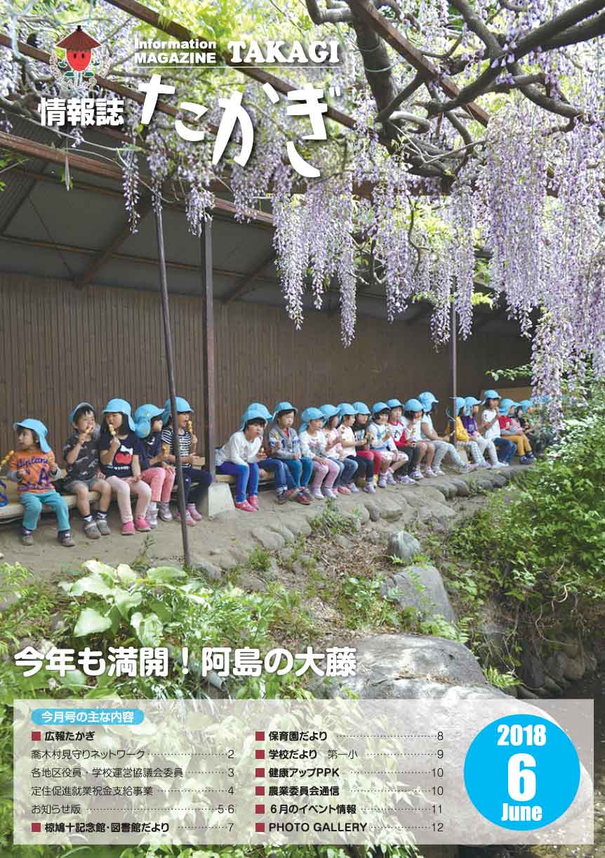 情報誌たかぎ6月号 情報誌たかぎ6月号