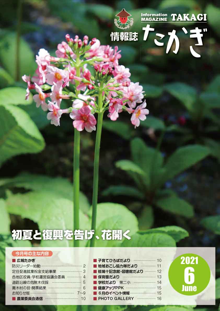 情報誌たかぎ2020年6月